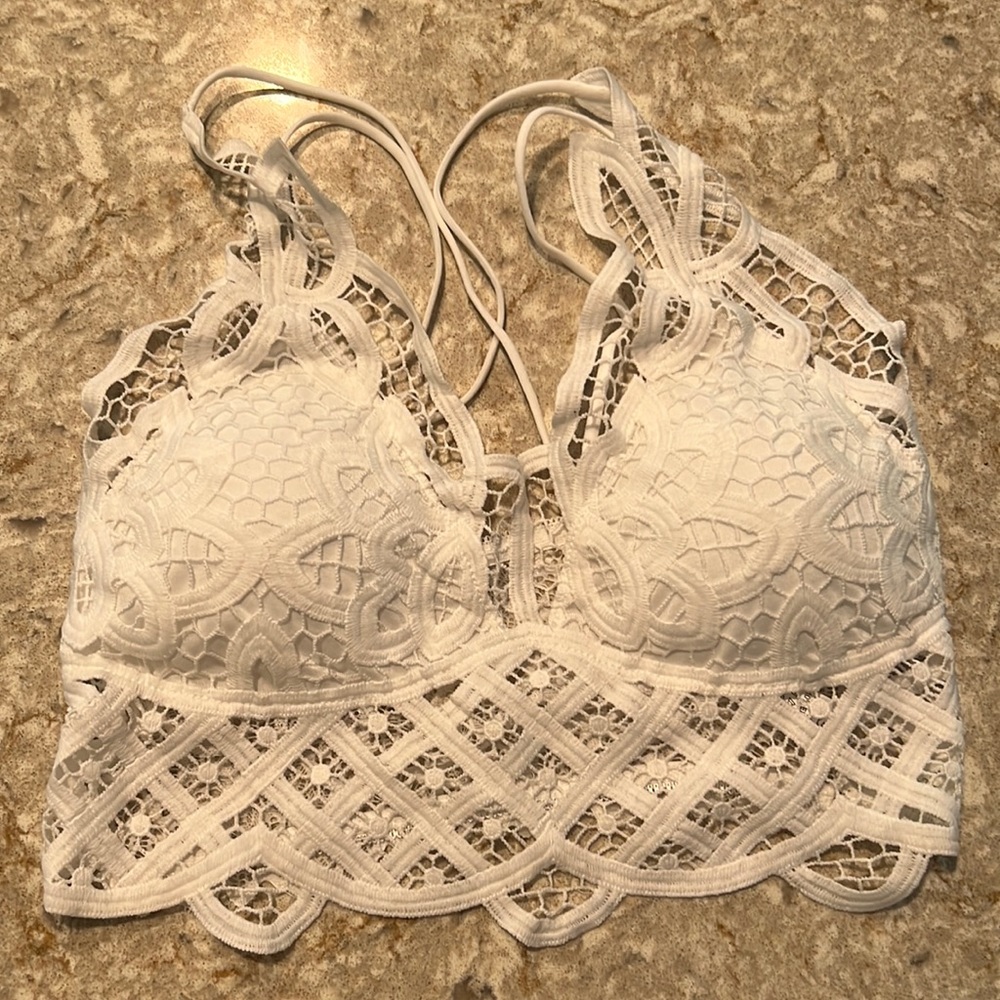 NEW womens Small white Bralette